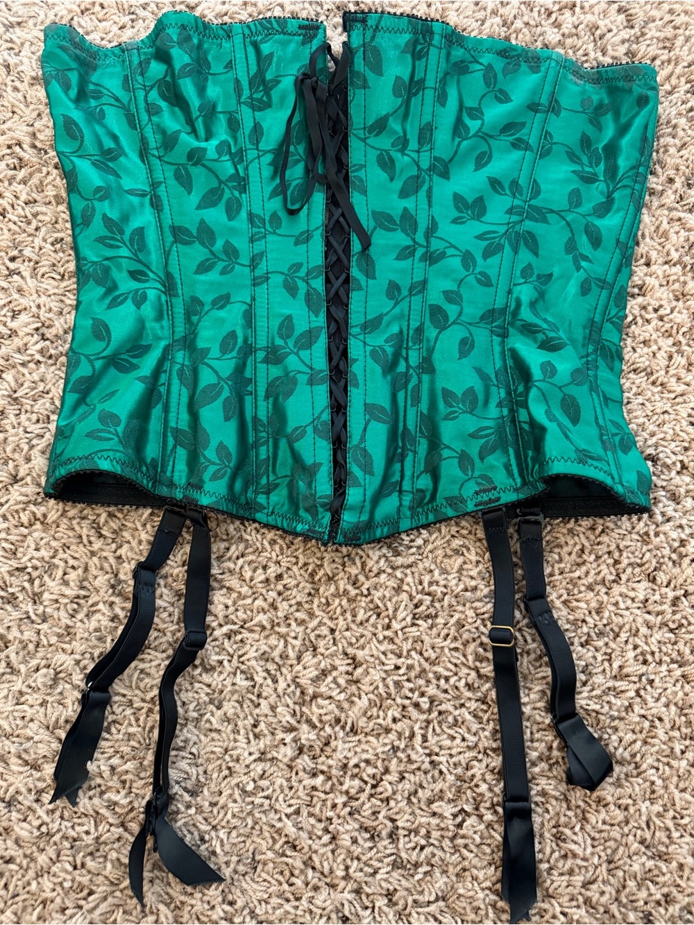 Emerald Green Corset Top